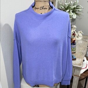Anthropologie Pilcro Purple Cashmere Neck Sweater